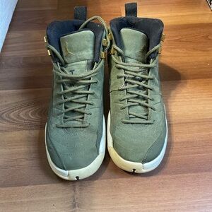 Jordan Olive Green High-Top Sneakers